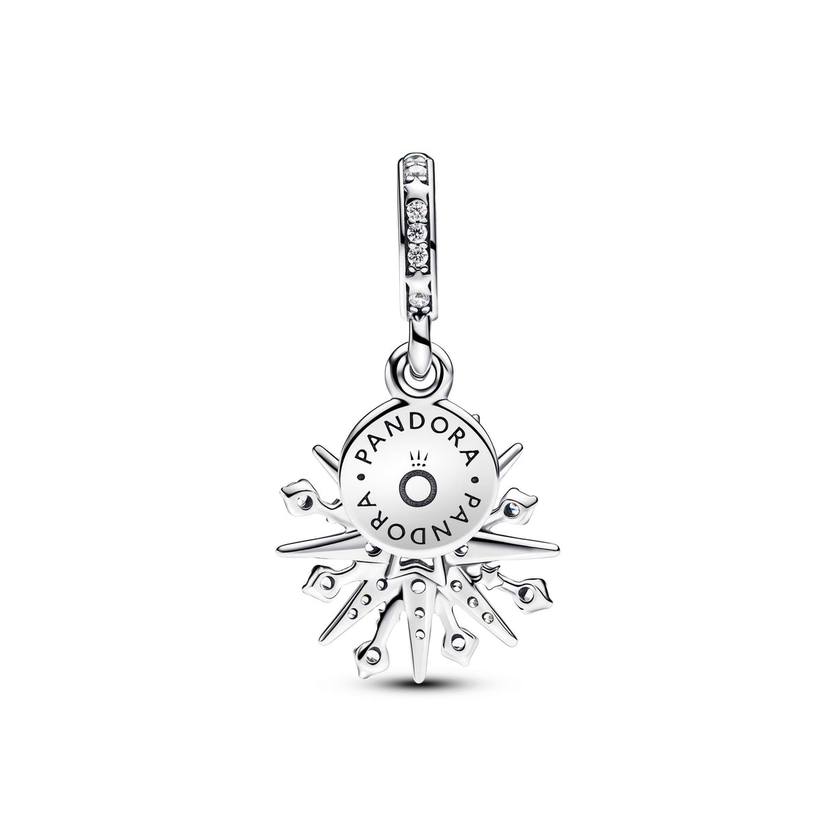 Pandora Moments Charm Pendant Double Feu d'Artifice Scintillant 793512C01