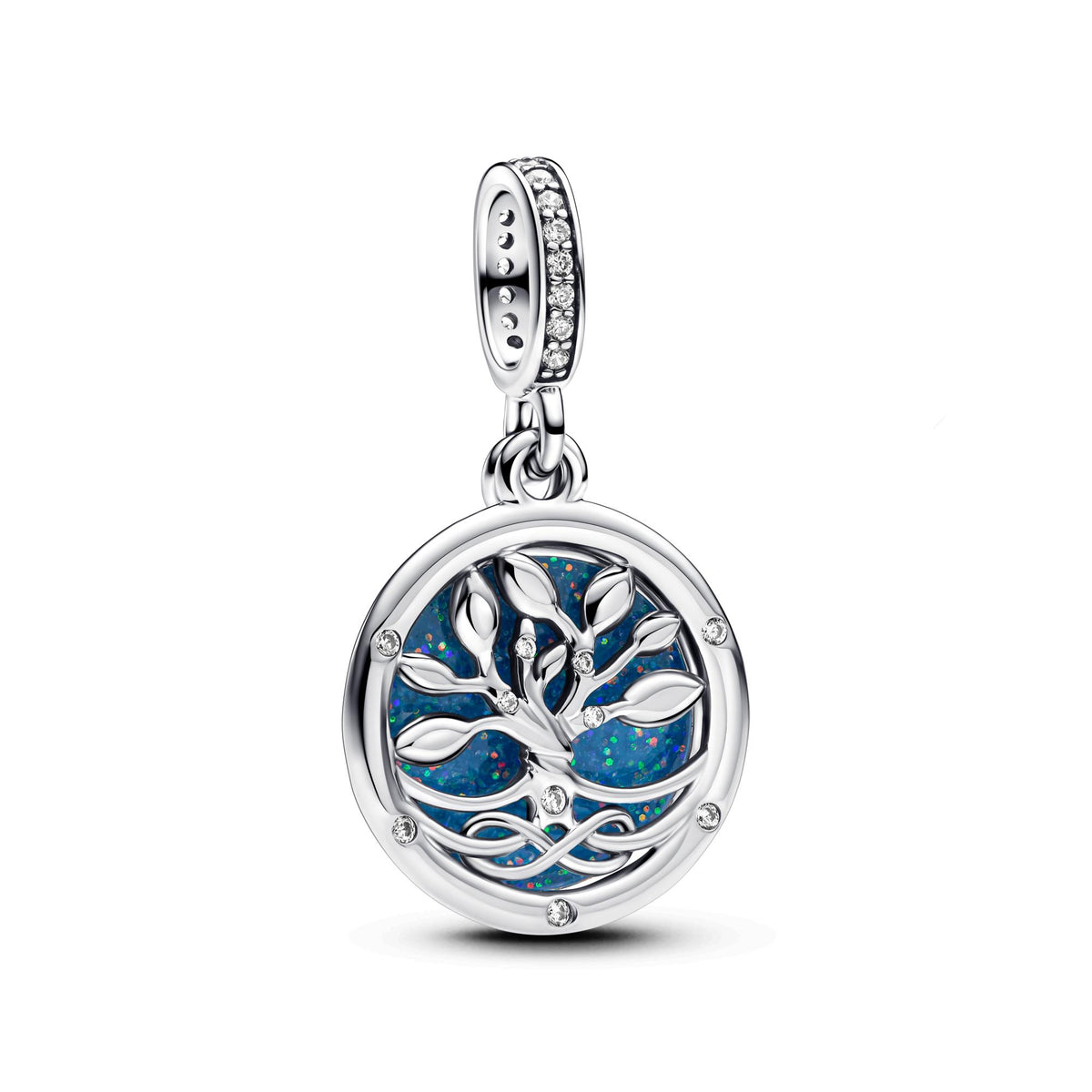 Pandora Moments Charm Pendant Double Arbre de l'Infini Phosphorescent 793599C01