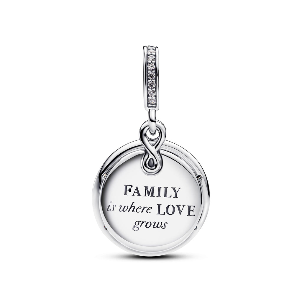 Pandora Moments Charm Pendant Double Arbre de l'Infini Phosphorescent 793599C01