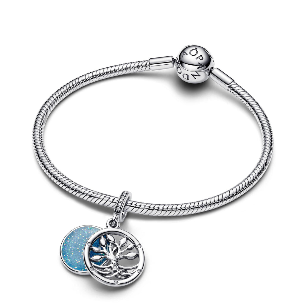 Pandora Moments Charm Pendant Double Arbre de l'Infini Phosphorescent 793599C01