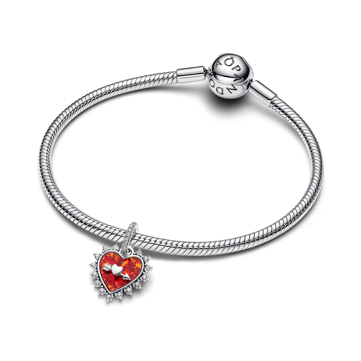 Pandora Moments Charm Pendant Cœur Flèche Pivotante 793667C01