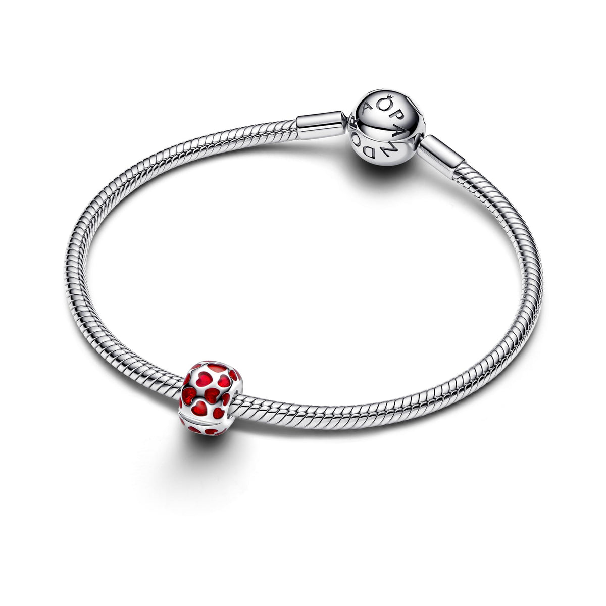 Pandora Moments Charm Clip Rond Cœurs 793679C01