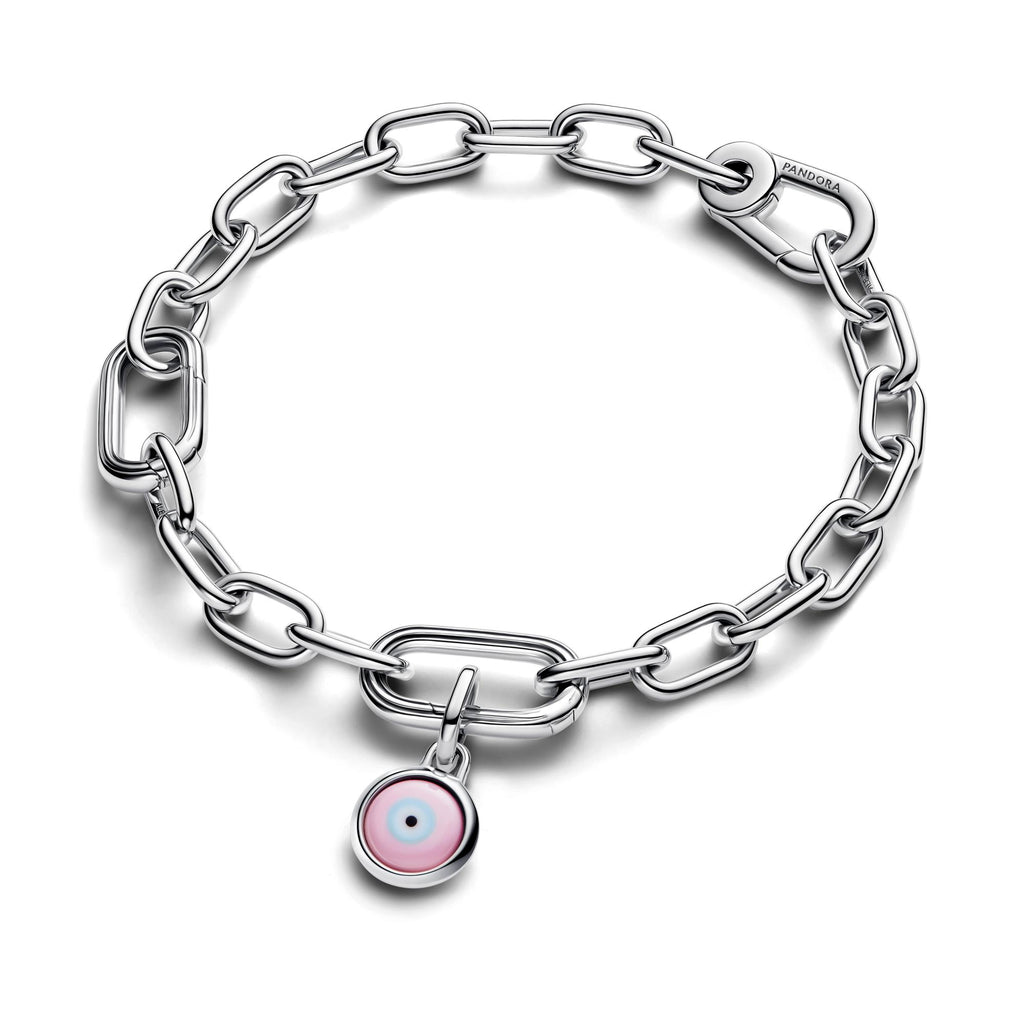 Pandora ME Mini Charm Pendant en Verre de Murano Mauvais Œil Gravable 793693C00