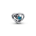 Pandora Charm Cœur & Pierres Entrelacés 793744C01