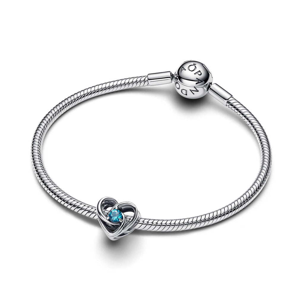 Pandora Charm Cœur & Pierres Entrelacés 793744C01