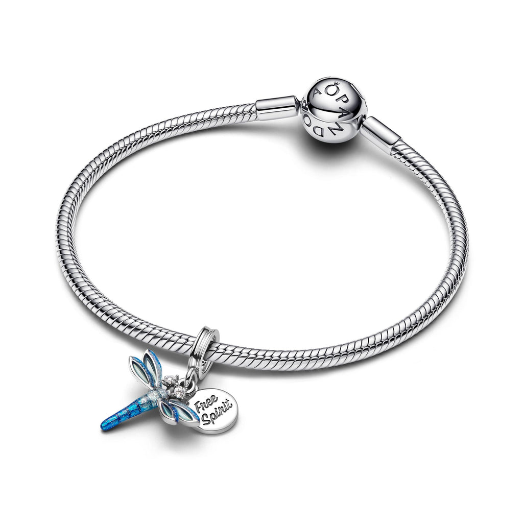 Pandora Moments Charm Pendant Double Libellule 793745C01