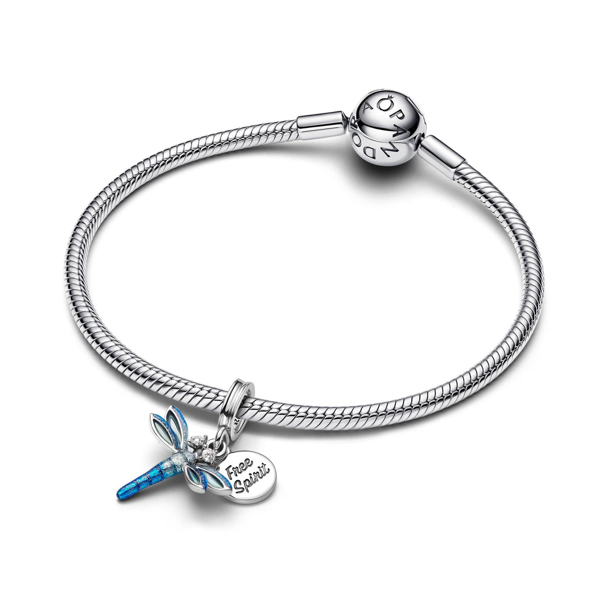 Pandora Moments Charm Pendant Double Libellule 793745C01
