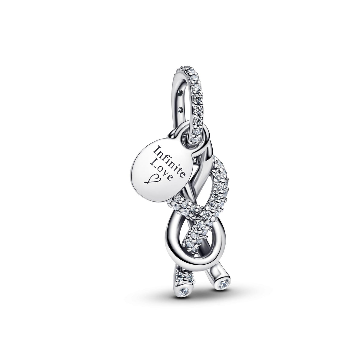Pandora Moments Charm Pendant Nœud de l'Infini Pavé 793780C01