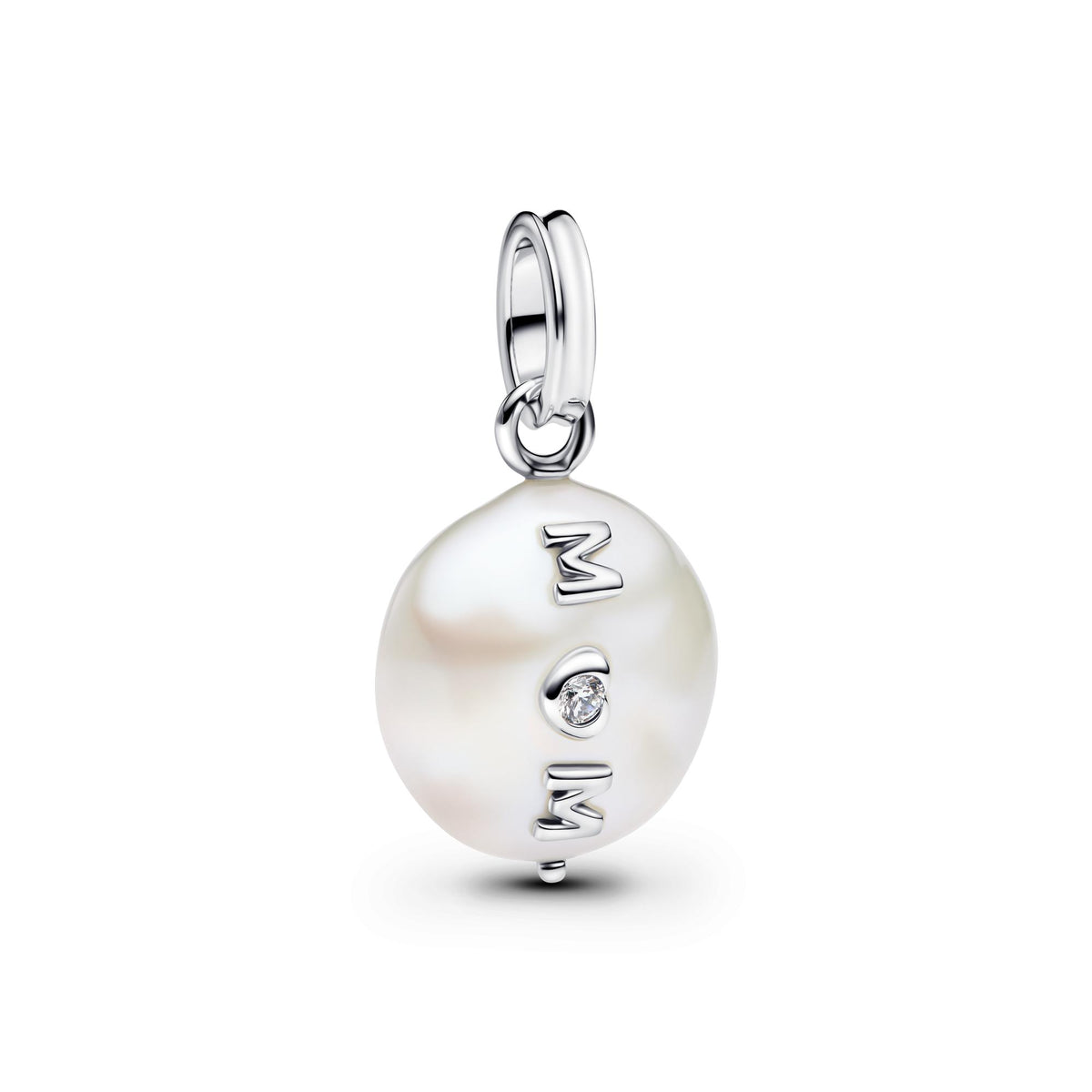 Pandora Moments Charm Pendant Mum Perle de Culture d'Eau Douce Traitée Baroque 793783C01