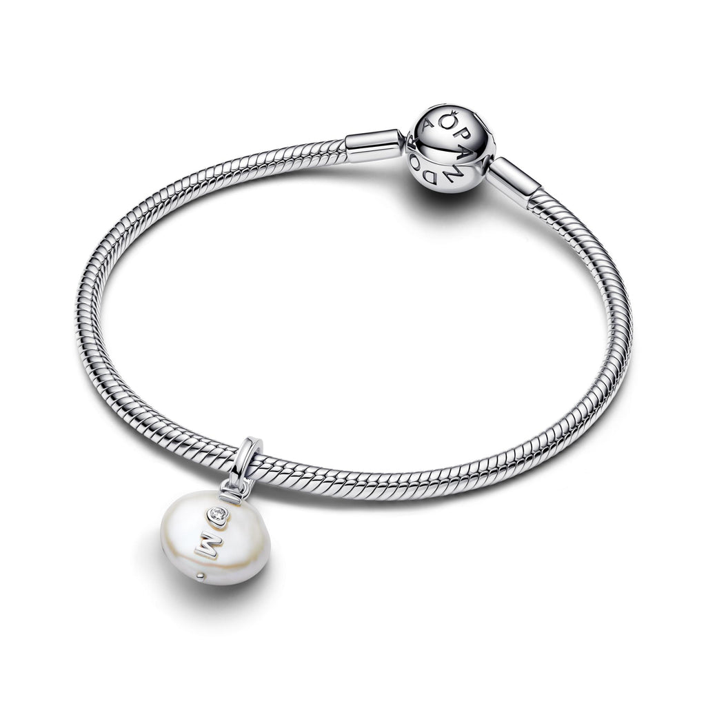 Pandora Moments Charm Pendant Mum Perle de Culture d'Eau Douce Traitée Baroque 793783C01