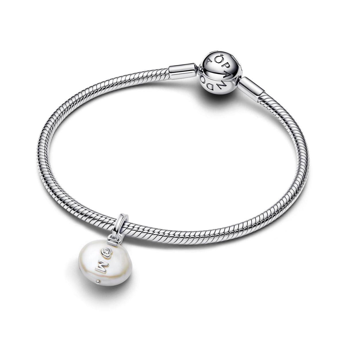 Pandora Moments Charm Pendant Mum Perle de Culture d'Eau Douce Traitée Baroque 793783C01
