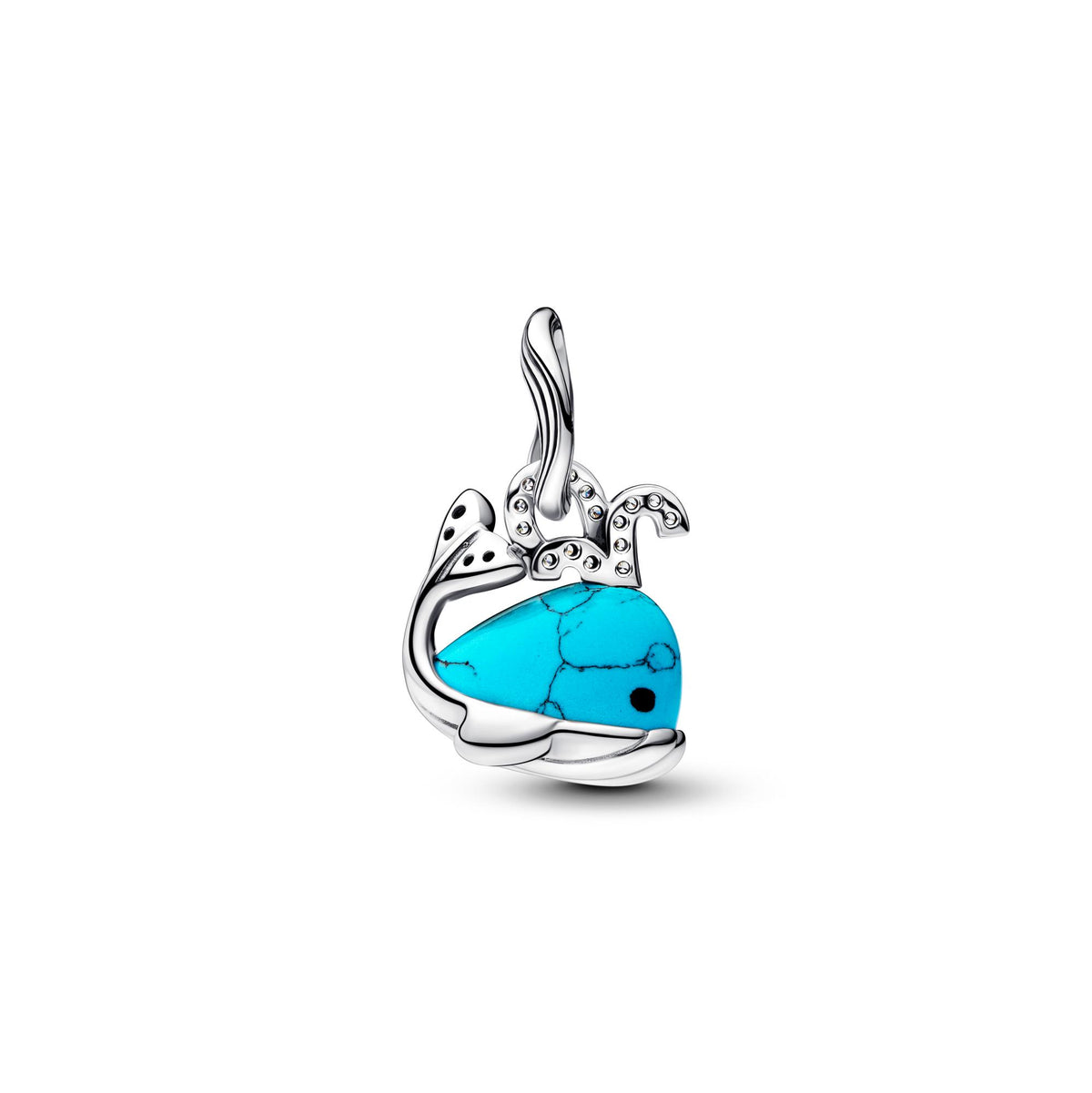 Pandora Moments Charm Pendant Baleine Turquoise 793822C01