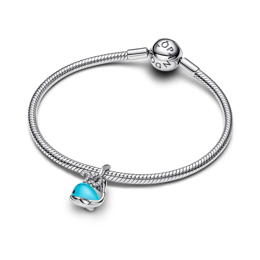 Pandora Moments Charm Pendant Baleine Turquoise 793822C01