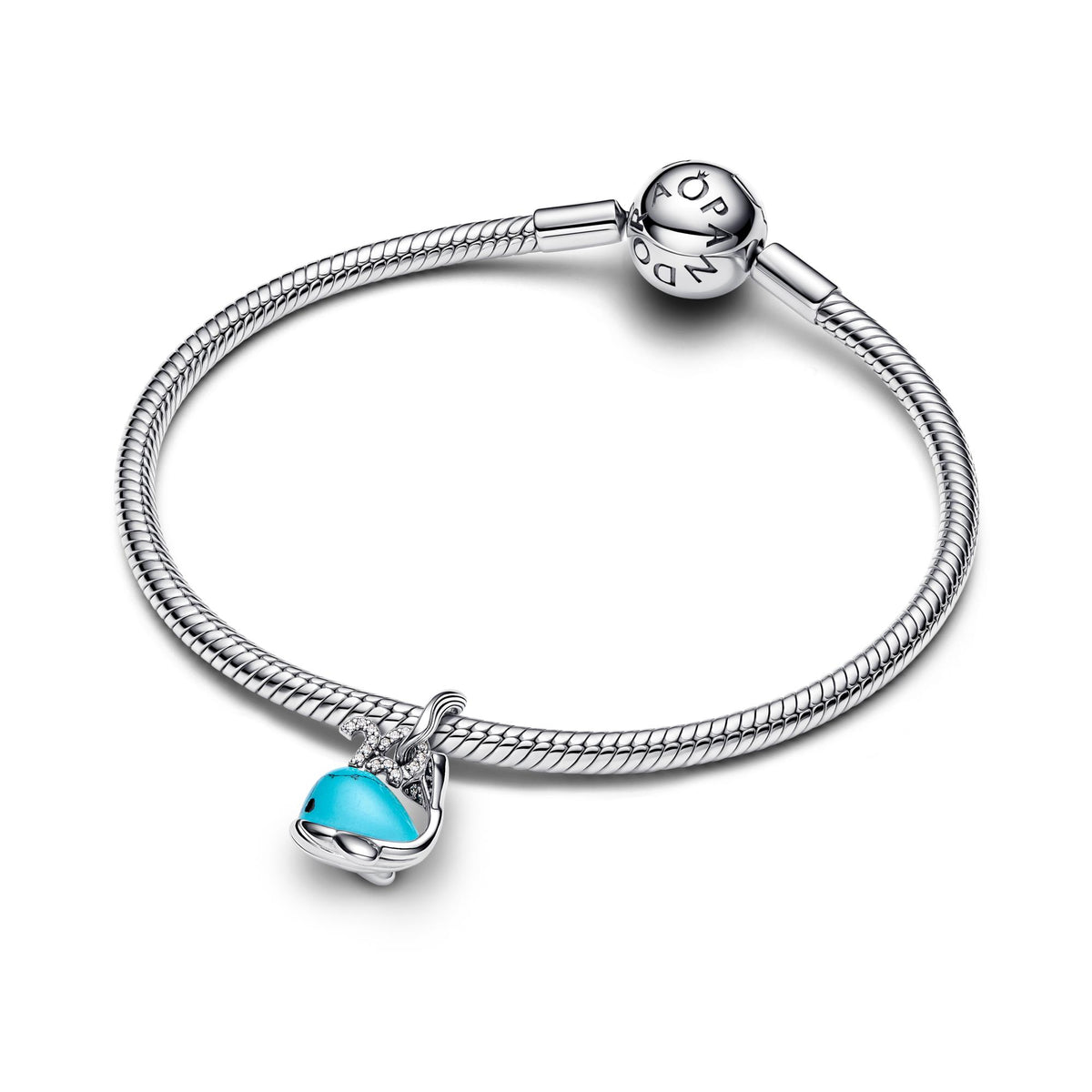 Pandora Moments Charm Pendant Baleine Turquoise 793822C01