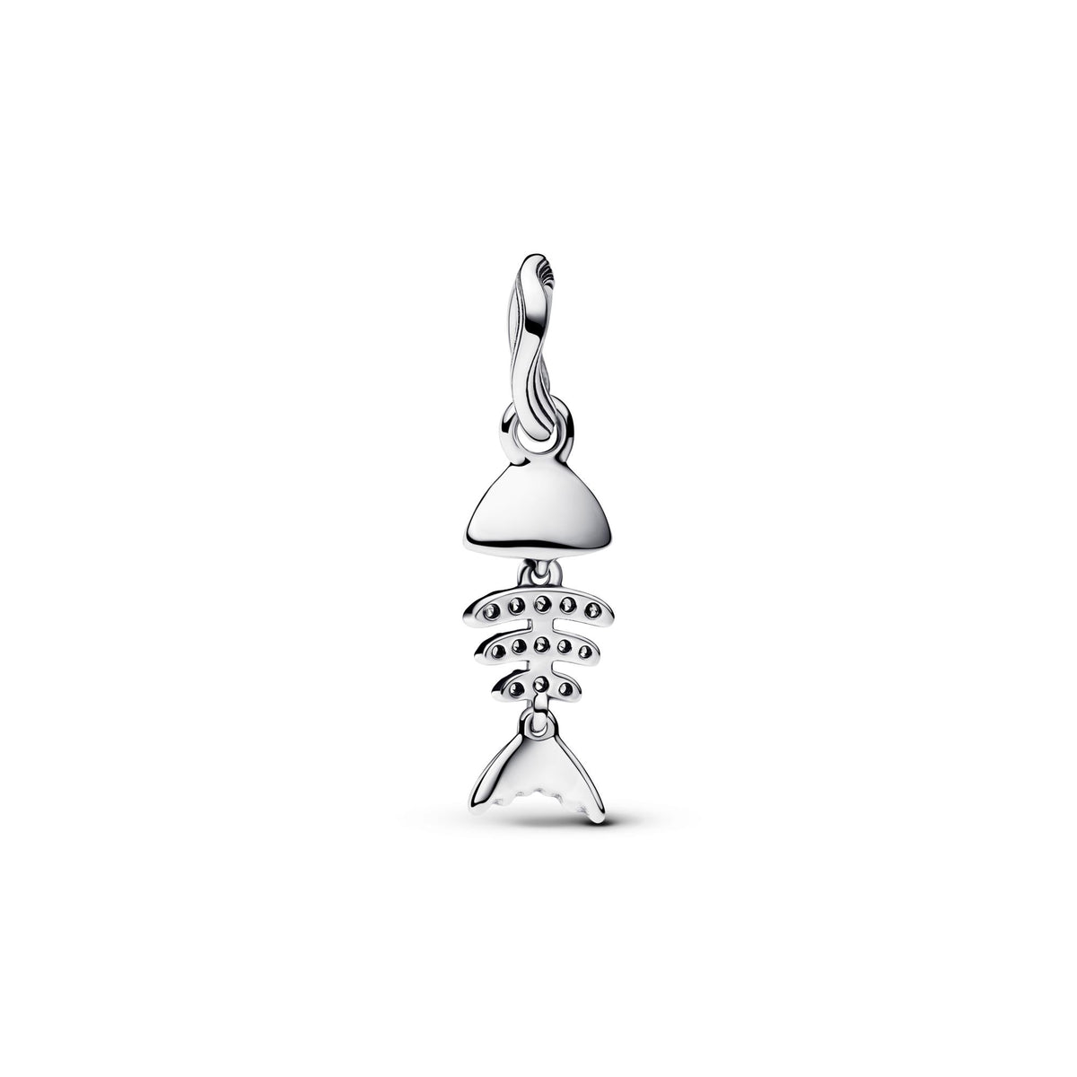 Pandora Moments Charm Pendant Arête de Poisson Turquoise 793894C01