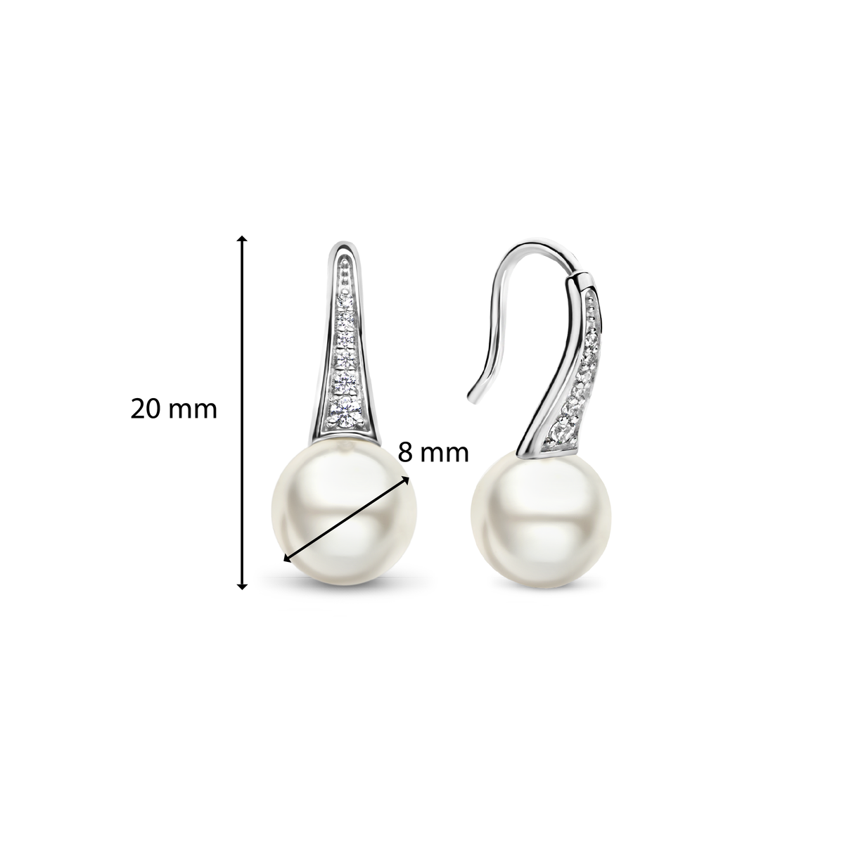 Ti Sento Milano Créoles Perles 7938PW