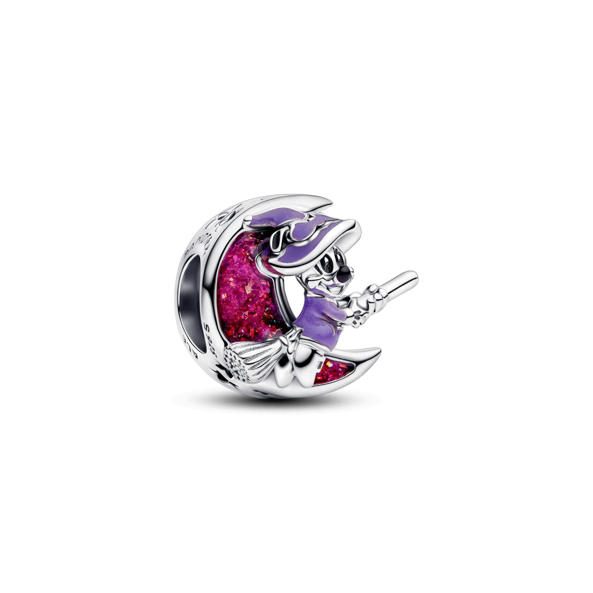 Pandora Charm Parcs Disney Minnie Lune Phosphorescent 793981C01
