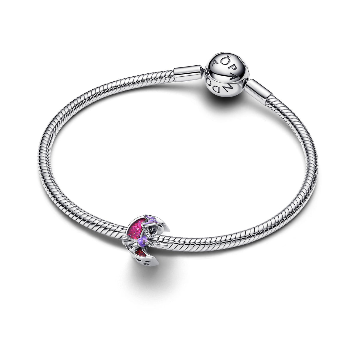 Pandora Charm Parcs Disney Minnie Lune Phosphorescent 793981C01
