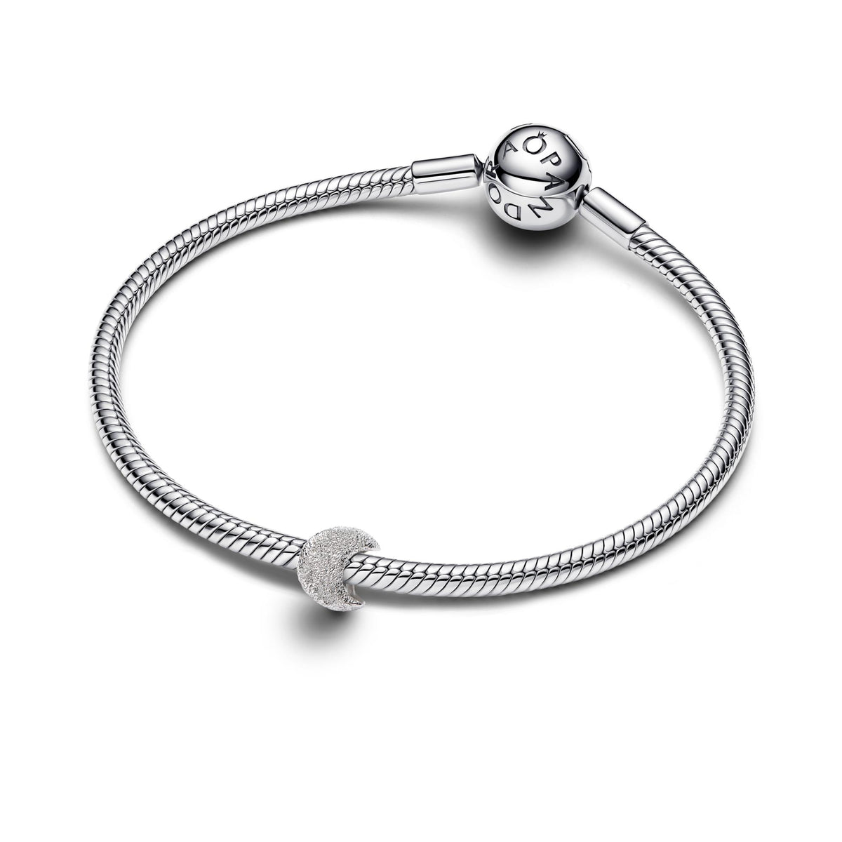 Pandora Moments Mini Charm Lune Texturé 794054C00