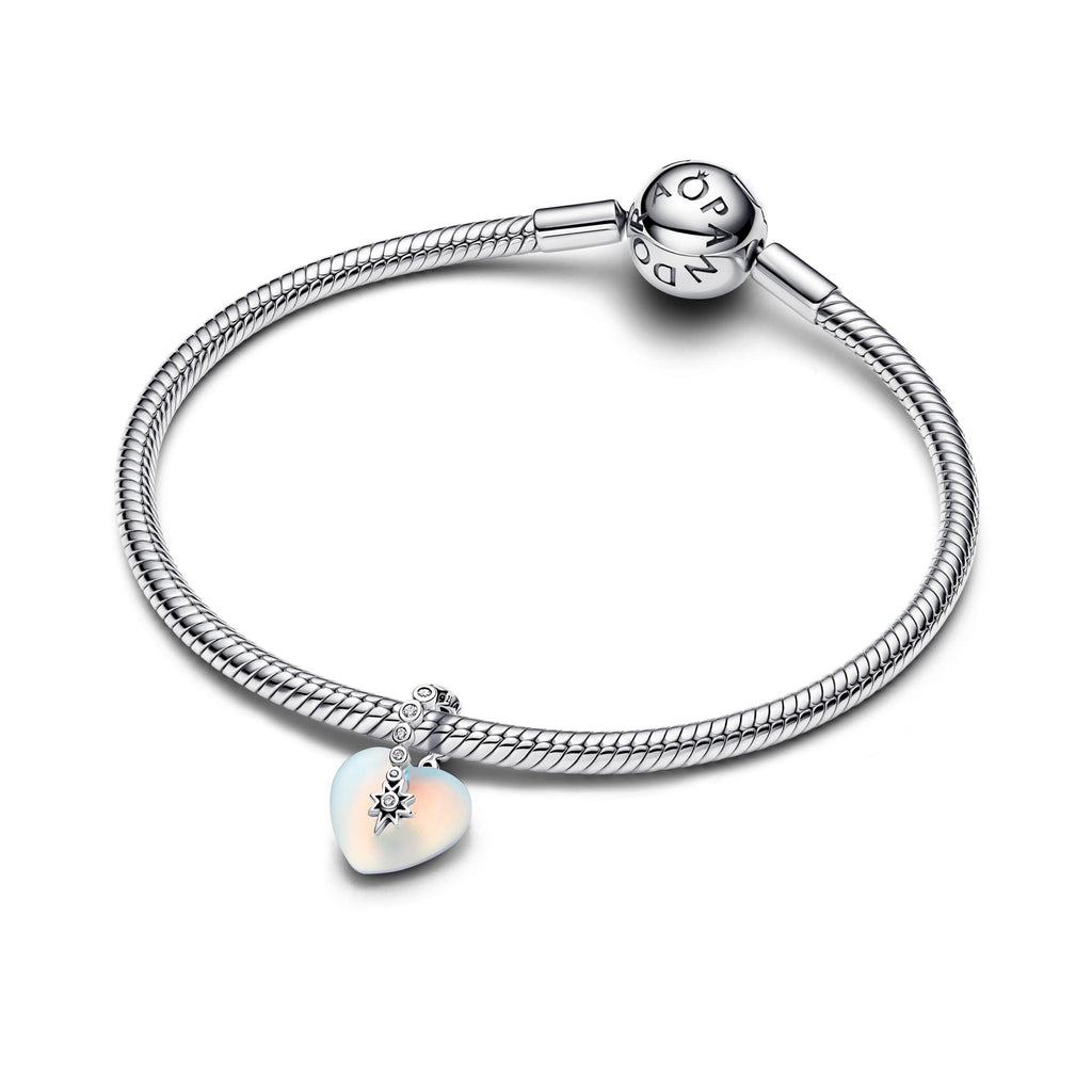 Pandora Moments Charm Pendant Étoile Filante & Cœur 794143C01