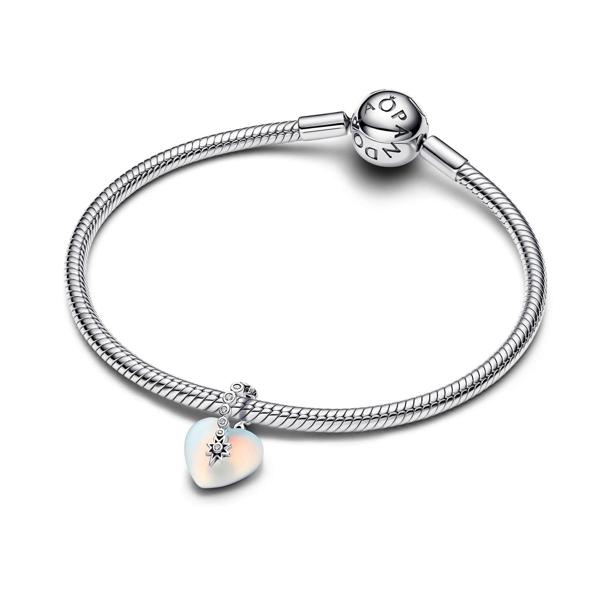 Pandora Moments Charm Pendant Étoile Filante & Cœur 794143C01