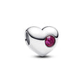 Pandora Moments Charm Cœur Gravable Rouge Vif 794161C07