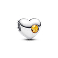 Pandora Moments Charm Cœur Gravable Couleur Miel 794161C11