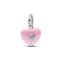 Pandora Moments Charm Pendant Cadenas Cœur Céramique Rose 794424C01