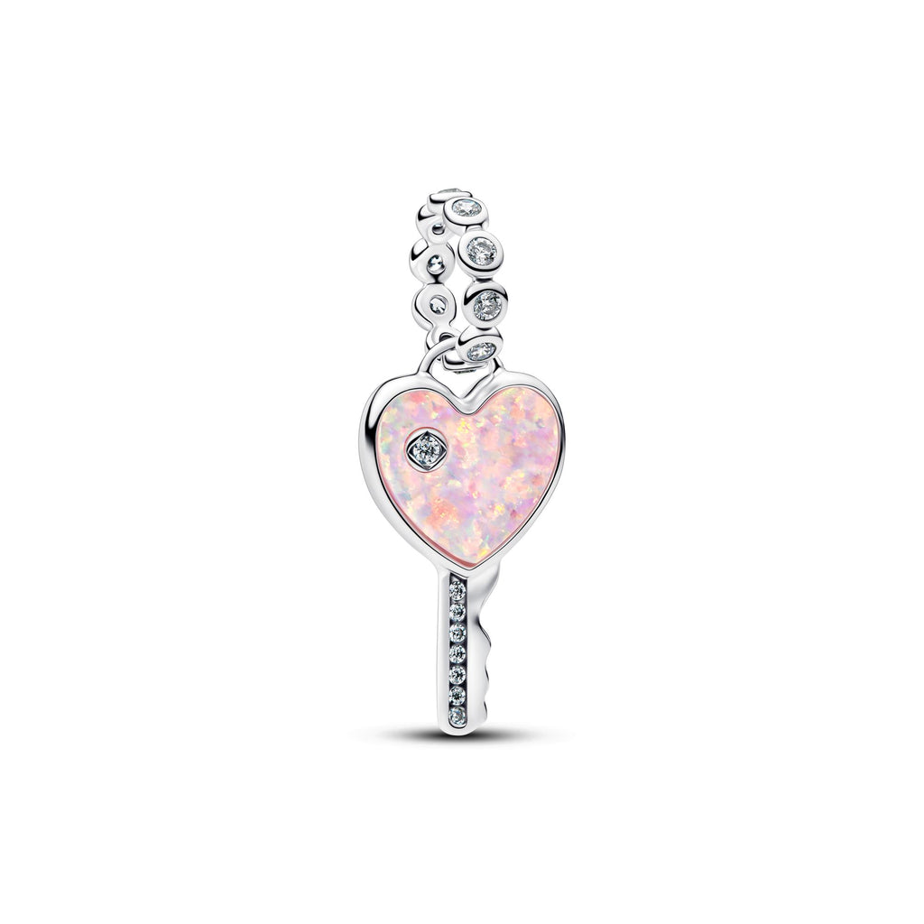 Pandora Moments Charm Pendant Clé Cœur Opalescent 794427C01