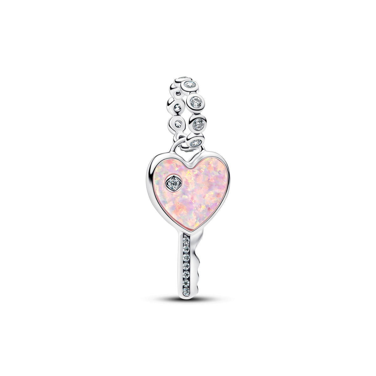 Pandora Moments Charm Pendant Clé Cœur Opalescent 794427C01