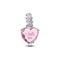 Pandora Moments Charm Pendant I Love You Mom 794464C01