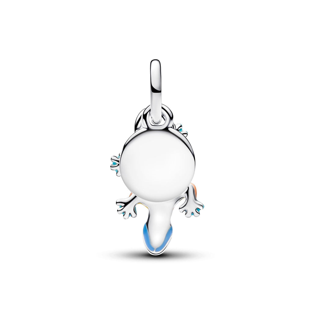 Pandora Moments Charm Pendant Double Salamandre & Plaque Ronde Gravable 794916C01