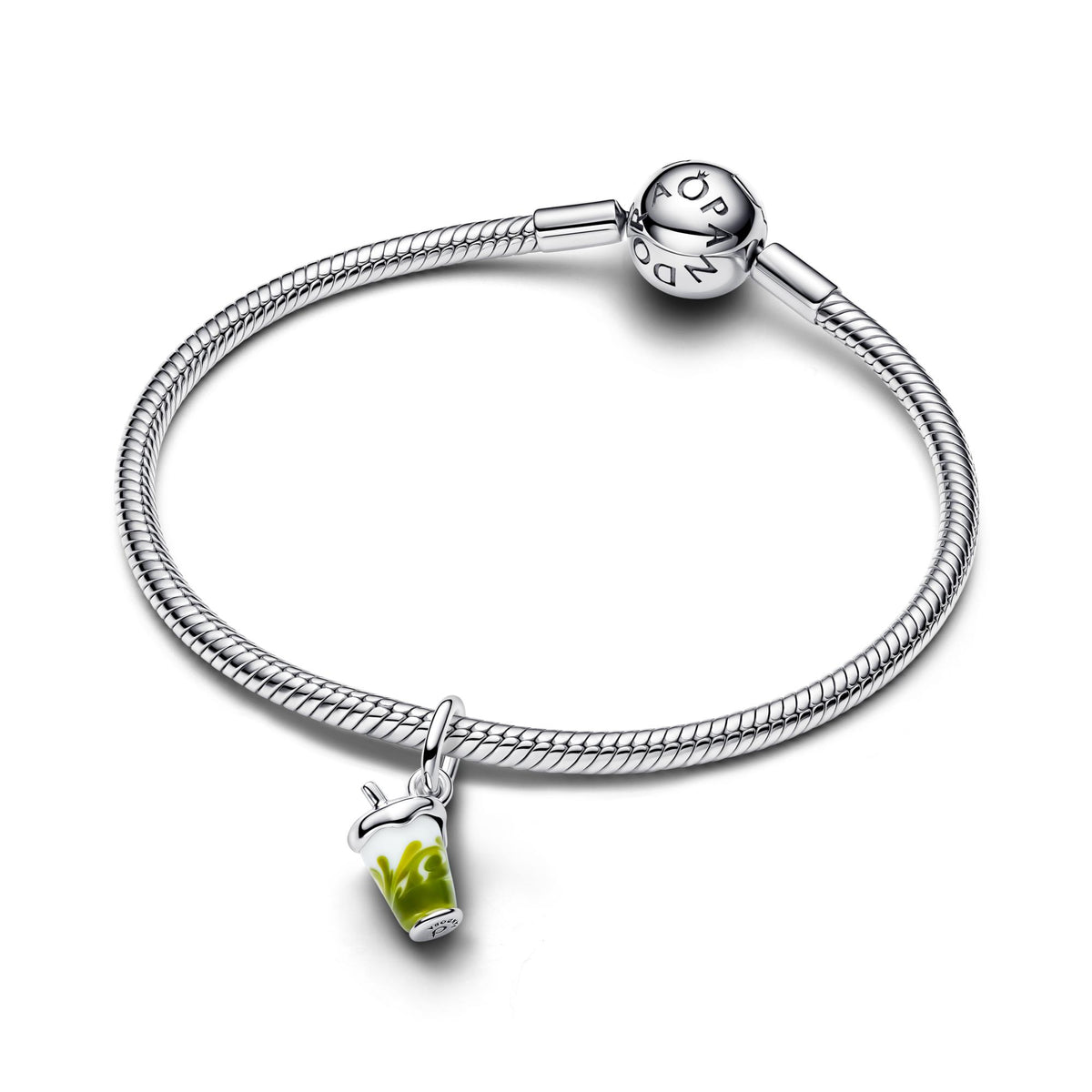 Pandora Moments Charm Pendant Verre de Murano Matcha Latte Glacé 794940C01