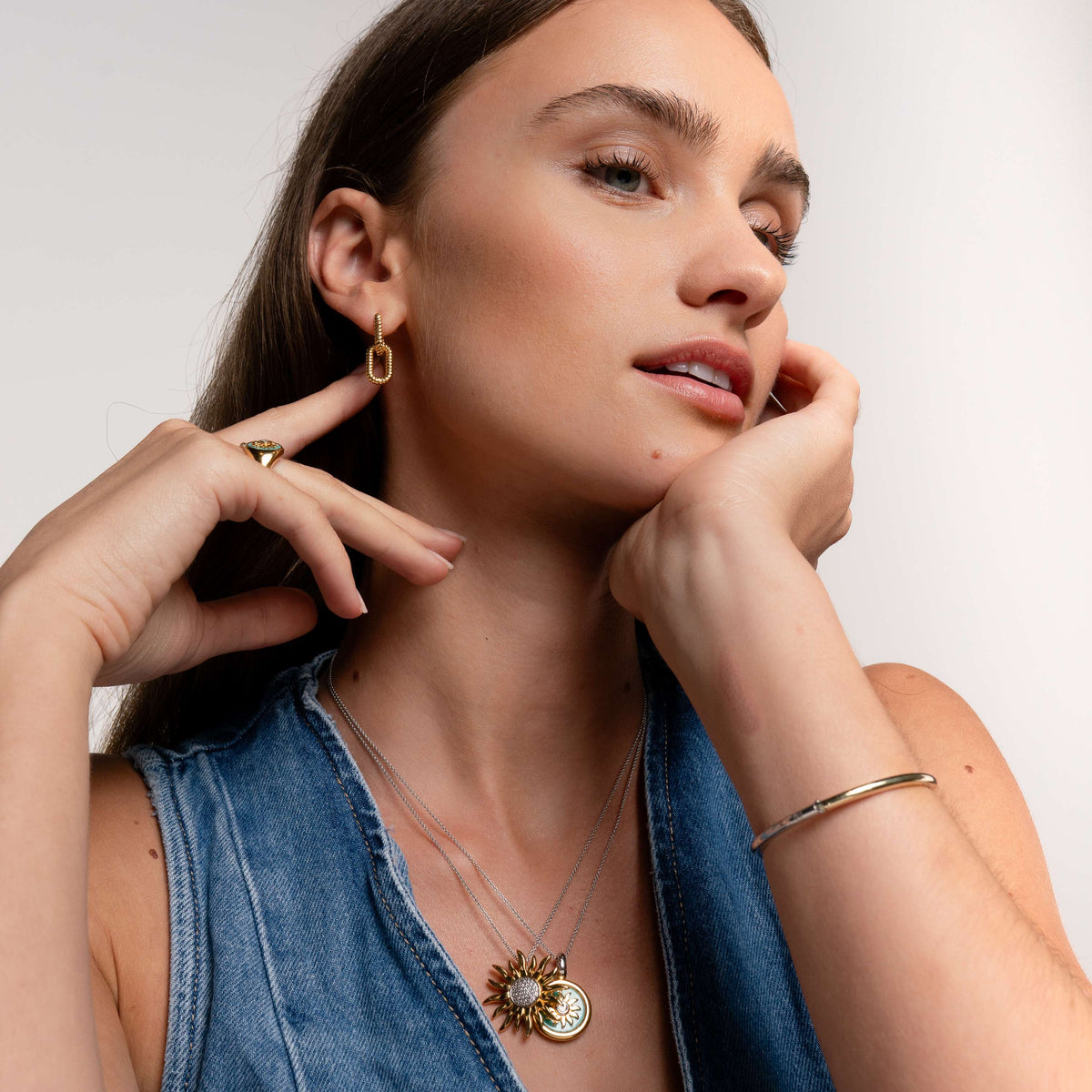 Ti Sento Milano Boucles d'oreilles pendantes Structures 7963SY