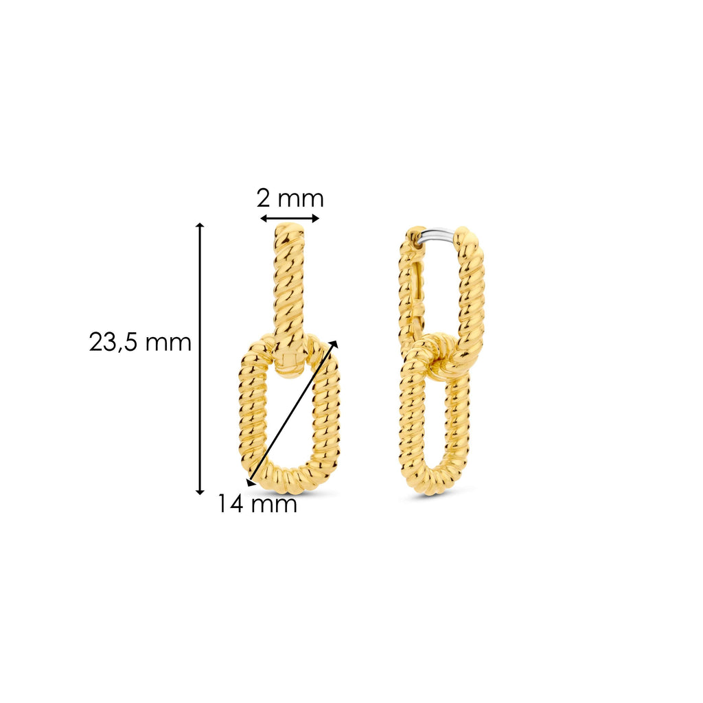 Ti Sento Milano Boucles d'oreilles pendantes Structures 7963SY