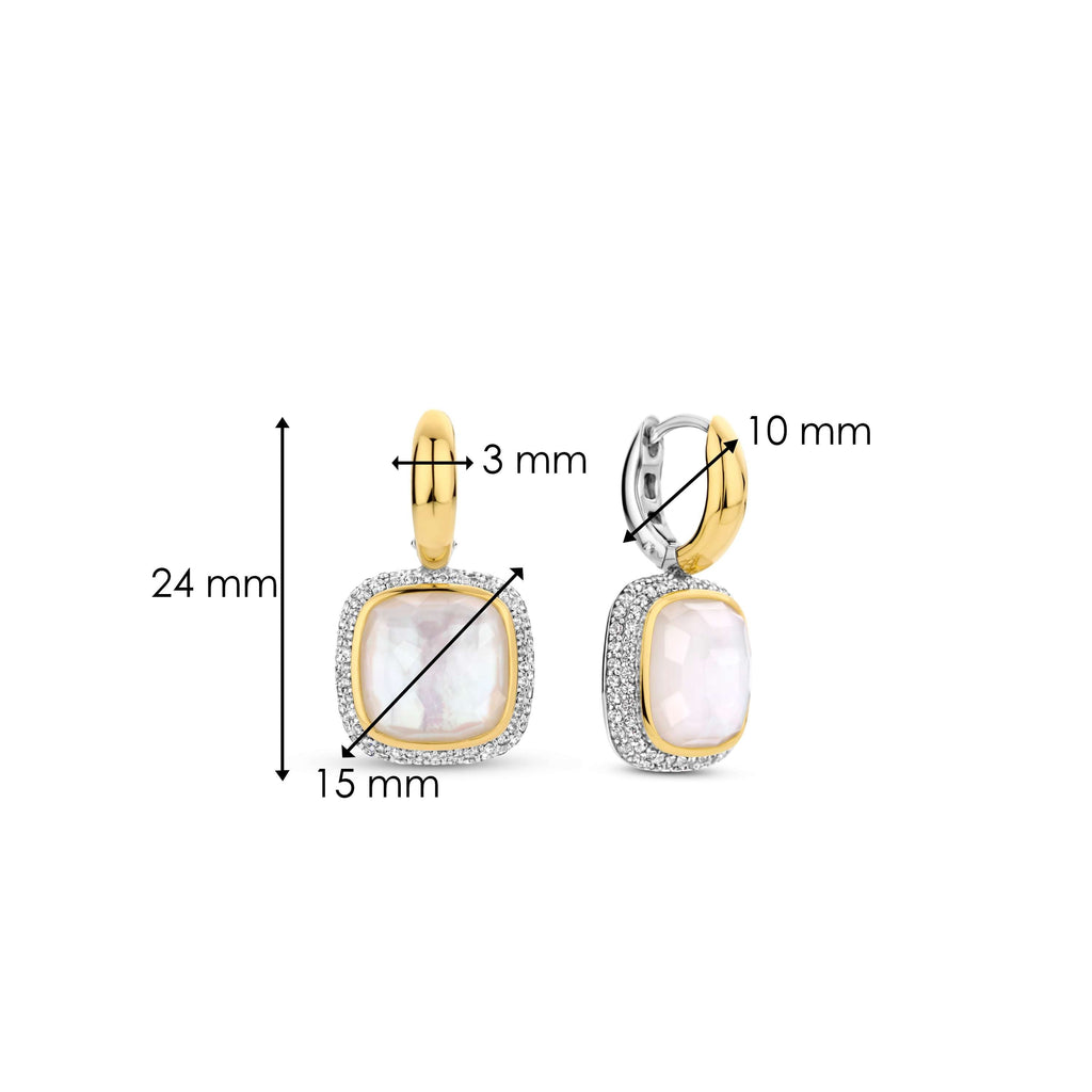 Ti Sento Milano Créoles Coussin et rectangle 7968MW
