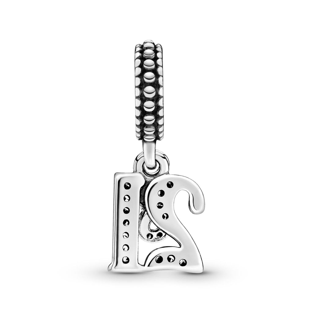 Pandora Moments Charm Pendant 21ème Anniversaire 797263CZ