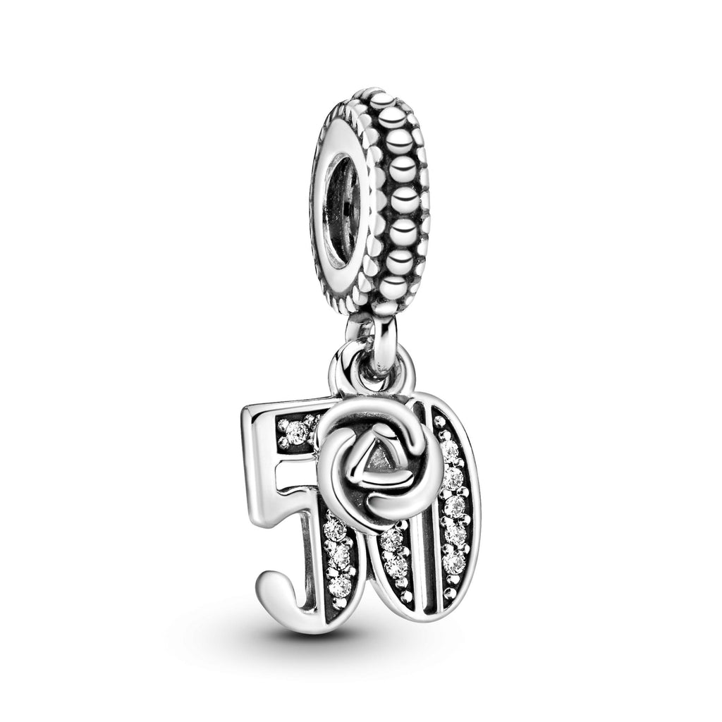 Pandora Moments Charm Pendant 50ème Anniversaire 797264CZ