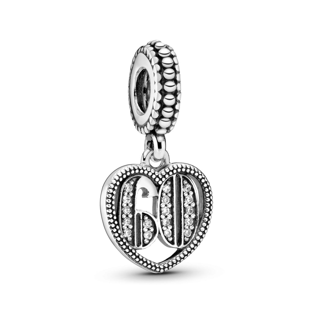 Pandora Moments Charm Pendant 60ème Anniversaire 797265CZ