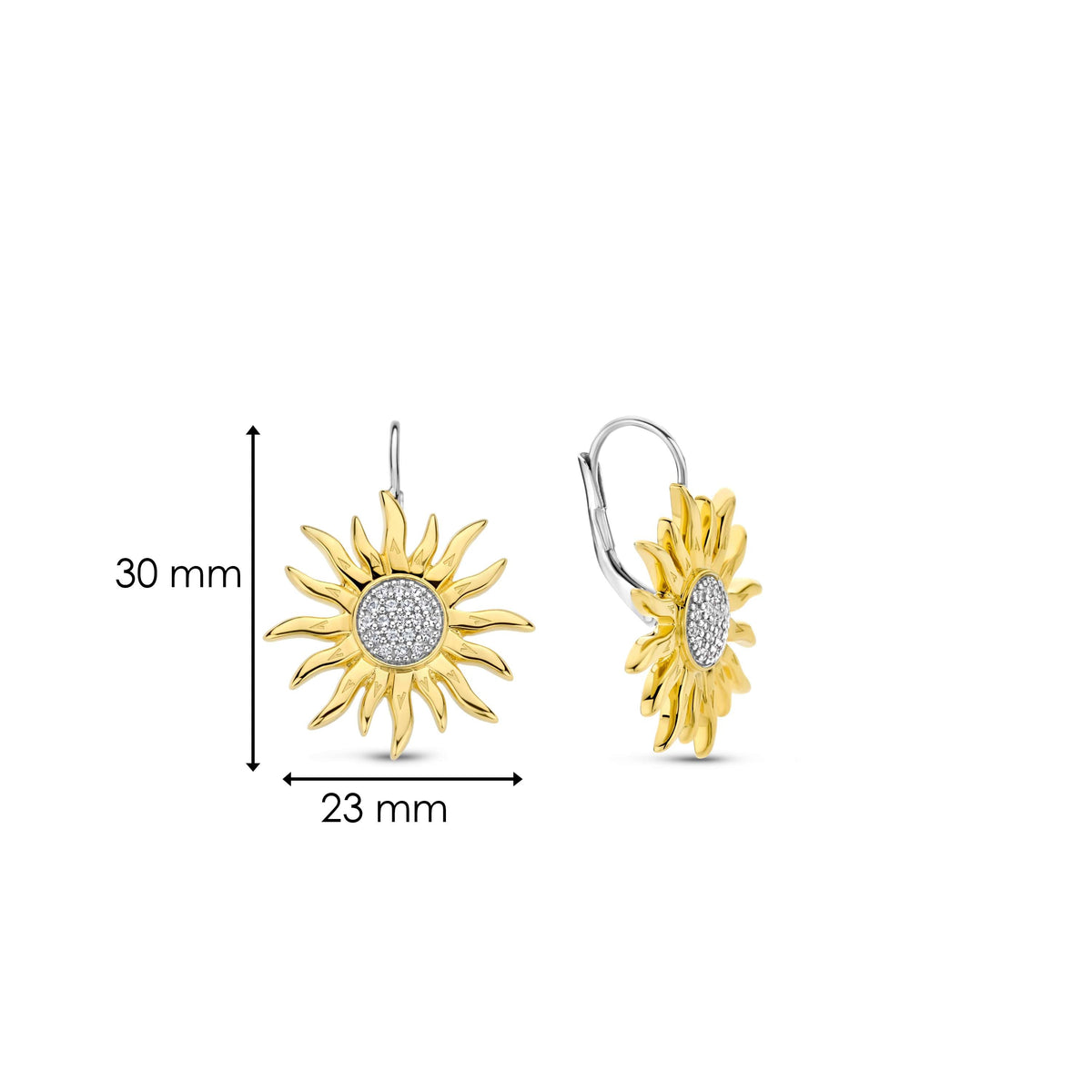 Ti Sento Milano Puces d'oreilles Amour, chance, bonheur 7972ZY