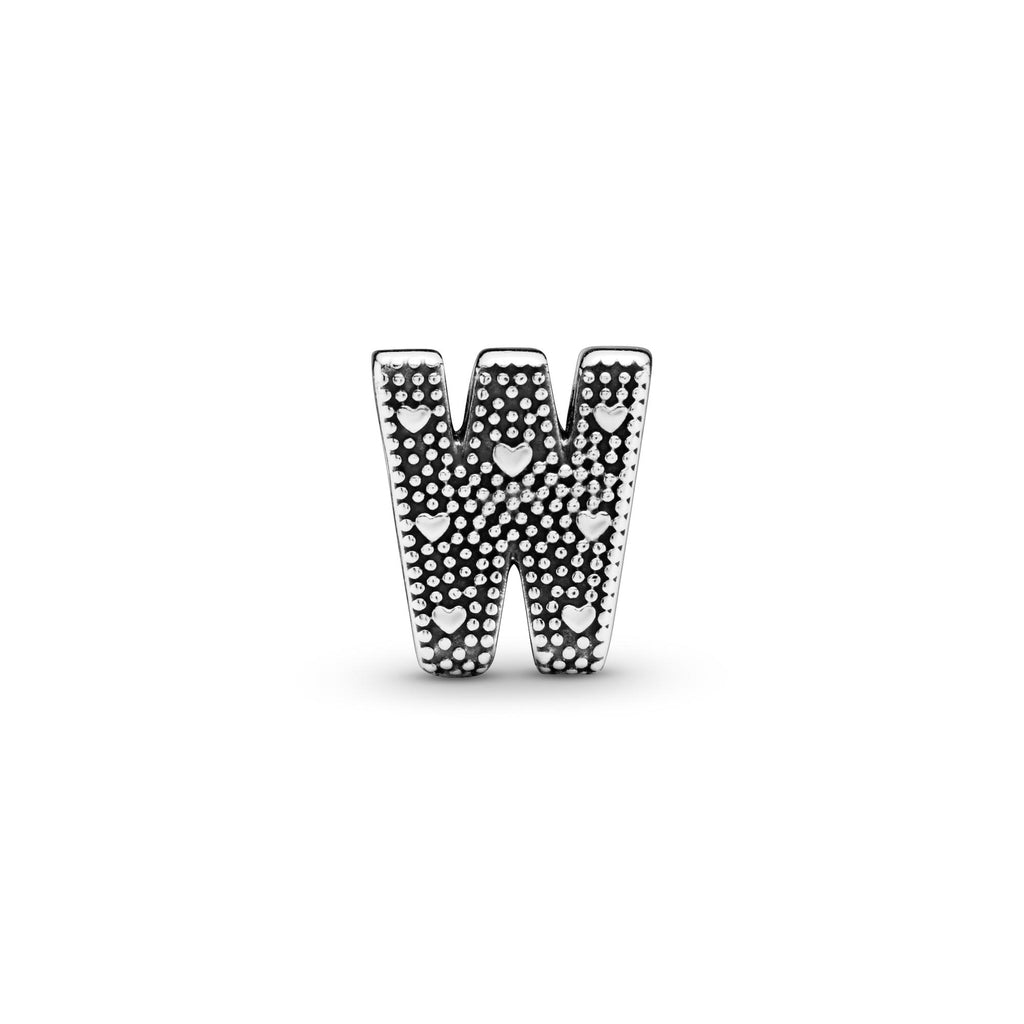 Pandora Moments Charm Alphabet Lettre W 797477