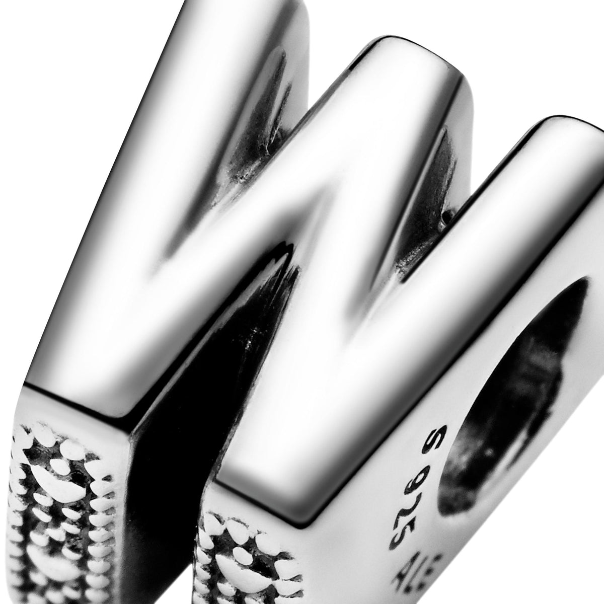 Pandora Moments Charm Alphabet Lettre W 797477