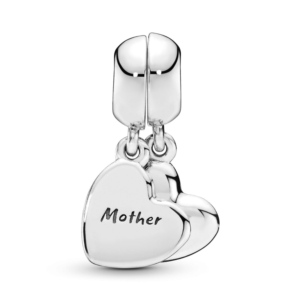 Pandora Moments Charm Pendant Cœur Séparable Mère & Fils 797777EN16