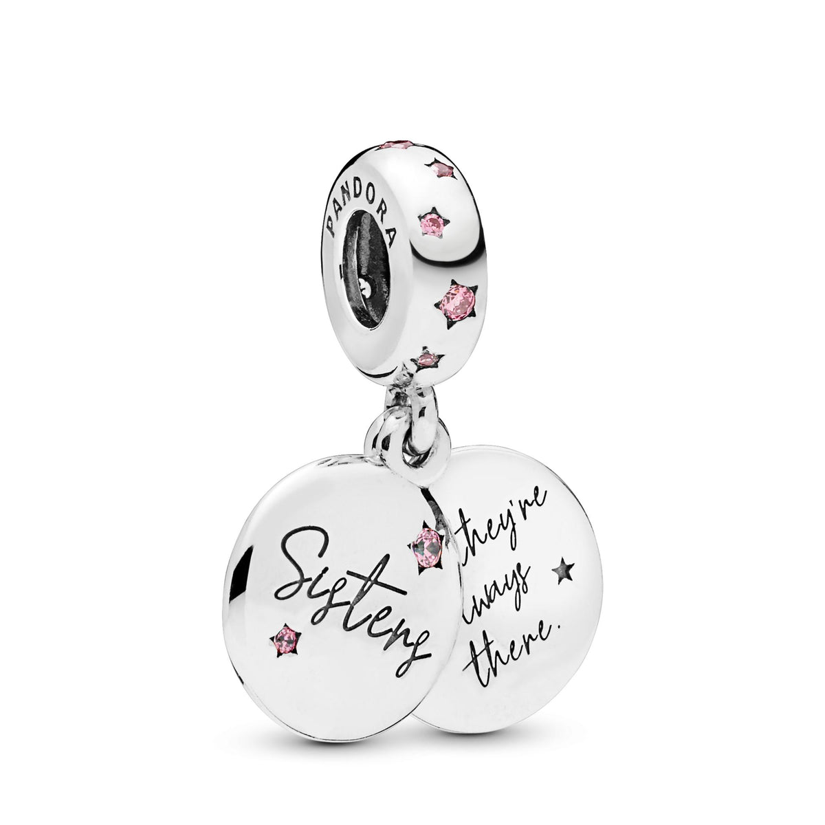 Pandora Moments Charm Pendant Sœurs Pour Toujours 798012FPC