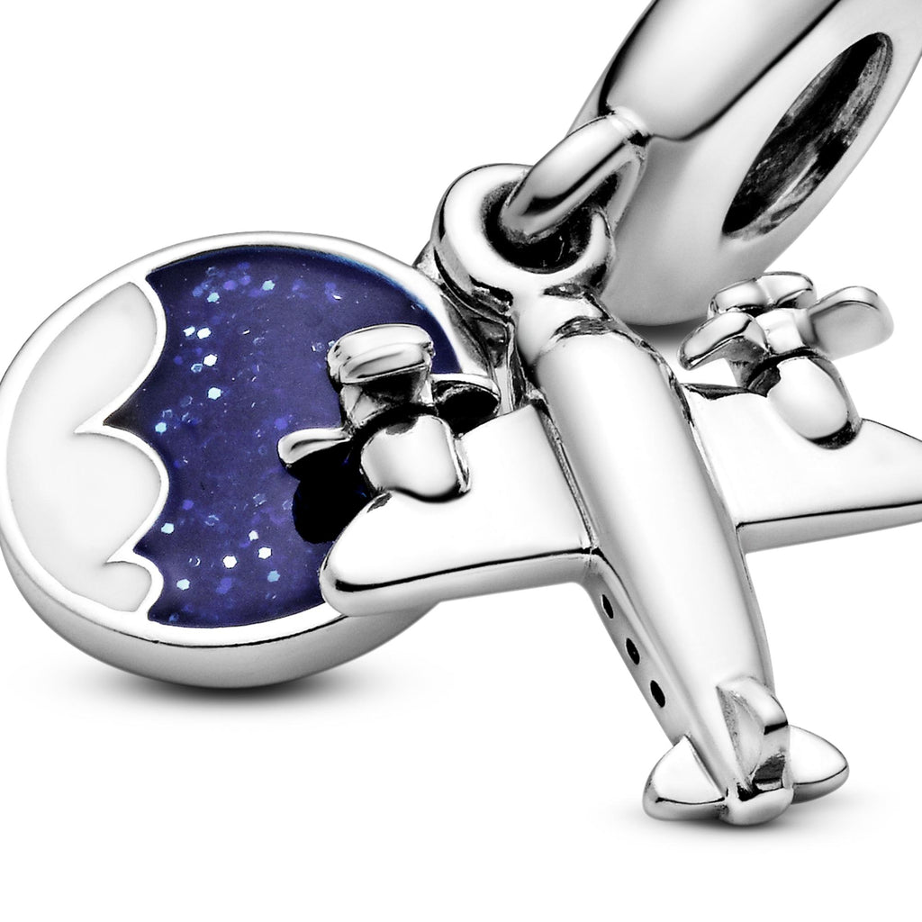 Pandora Moments Charm Pendant Avion à Hélice 798027CZ