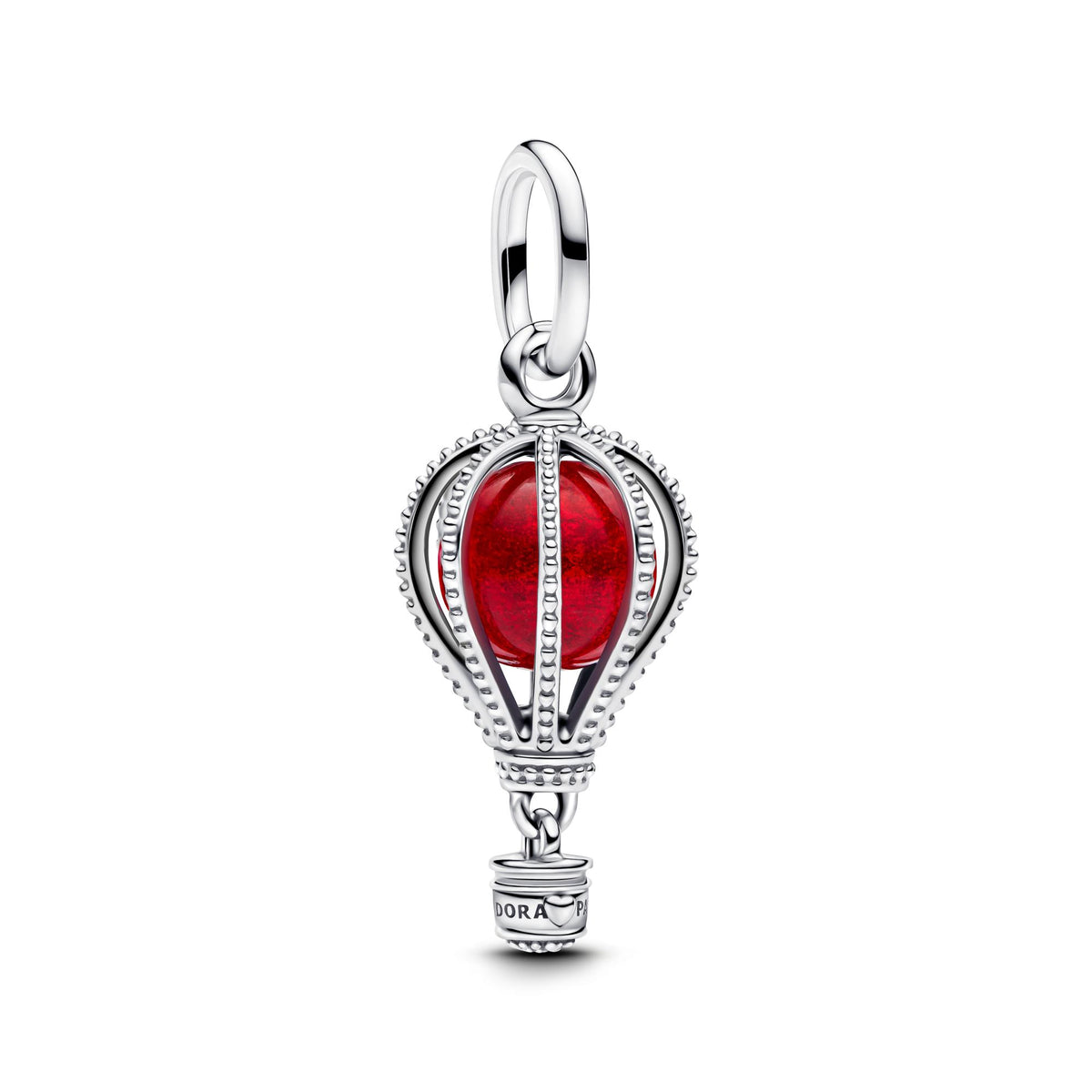 Pandora Moments Charm Pendant en Verre de Murano Montgolfière 798064C01