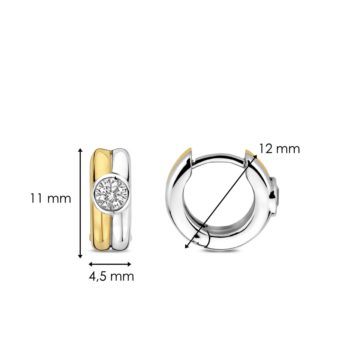 Ti Sento Milano Créoles Cercles 7980ZY
