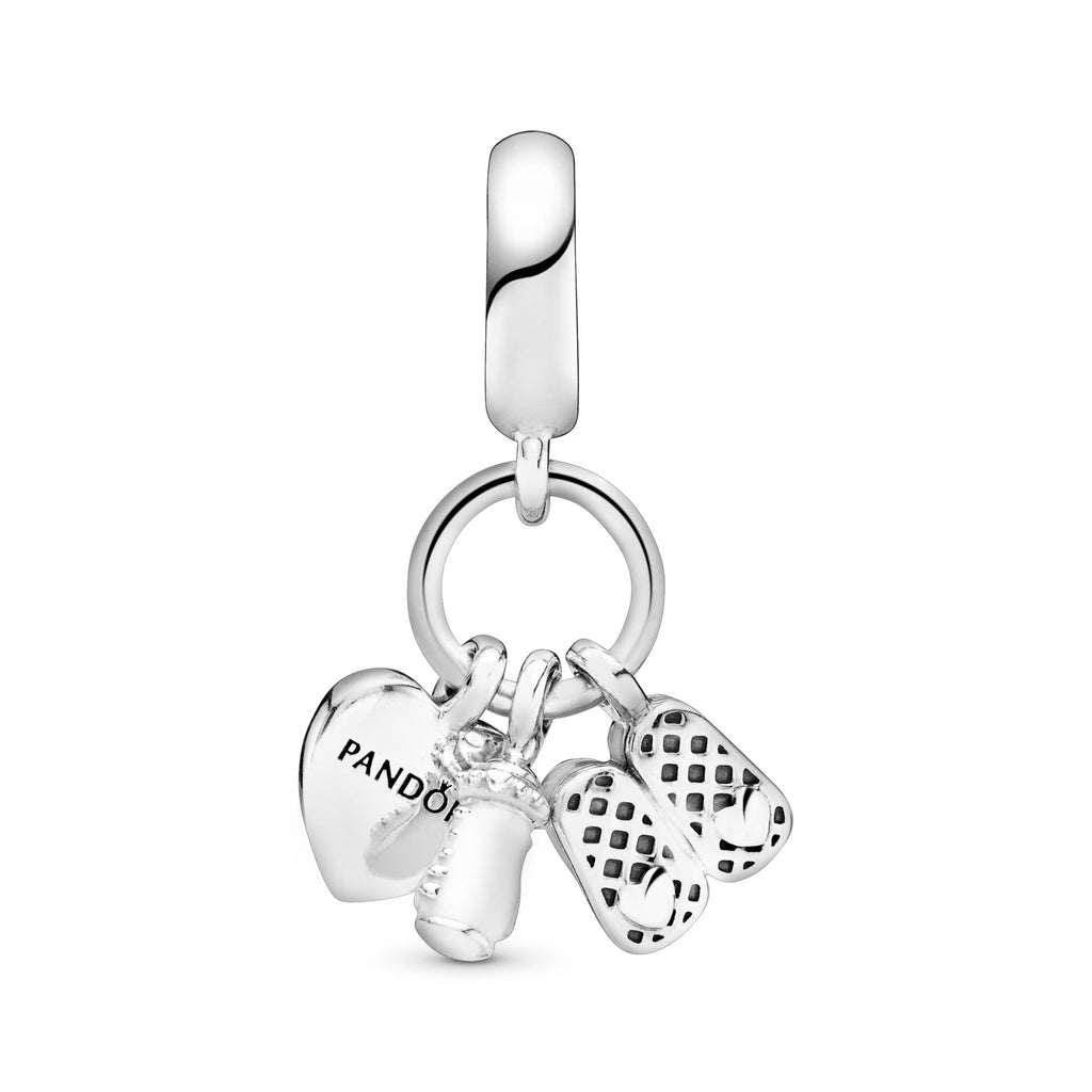 Pandora Moments Charm Pendant Biberon &amp; Chaussures Bébé 798106CZ