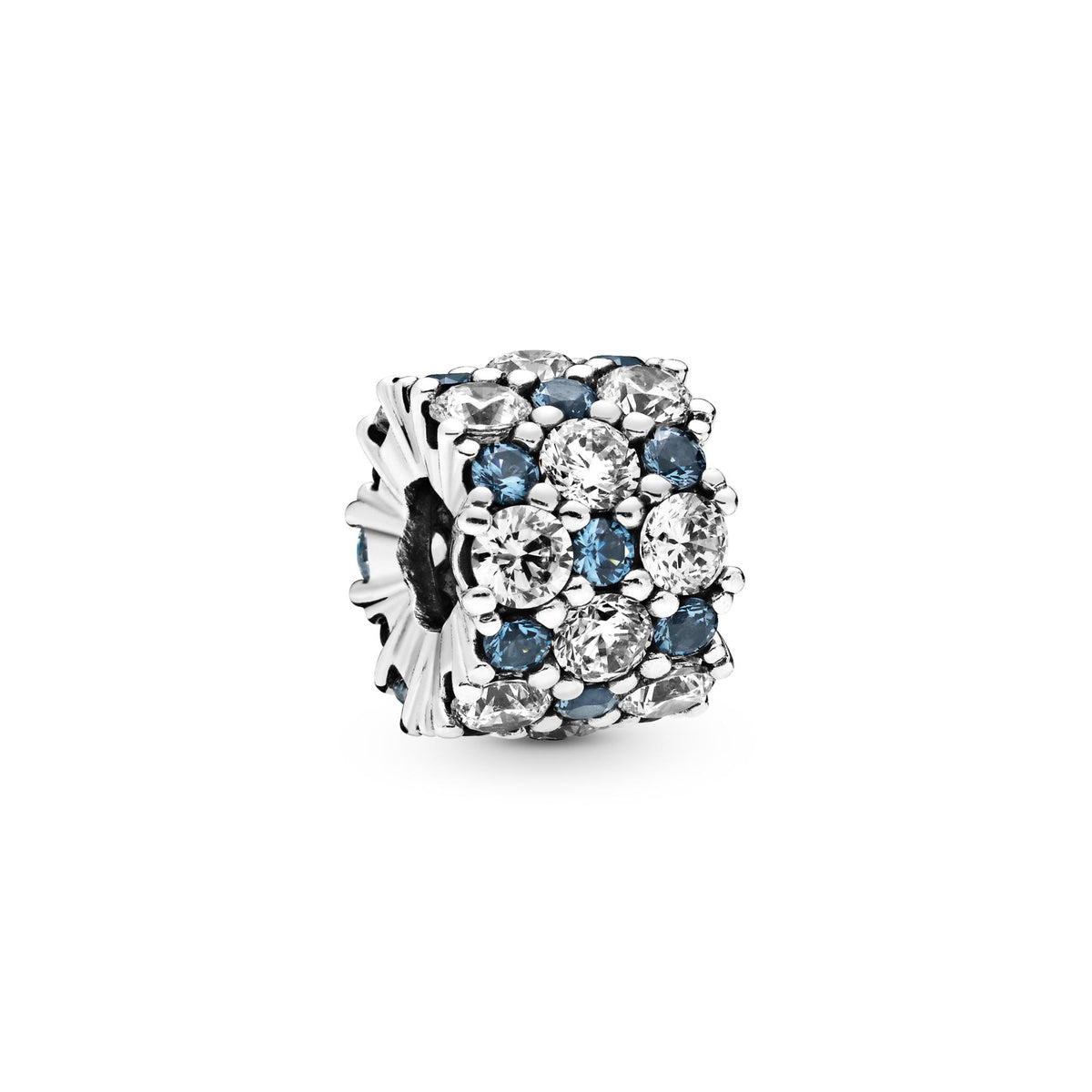 Pandora Moments Charm Éclat Bleu et Incolore 798487C02