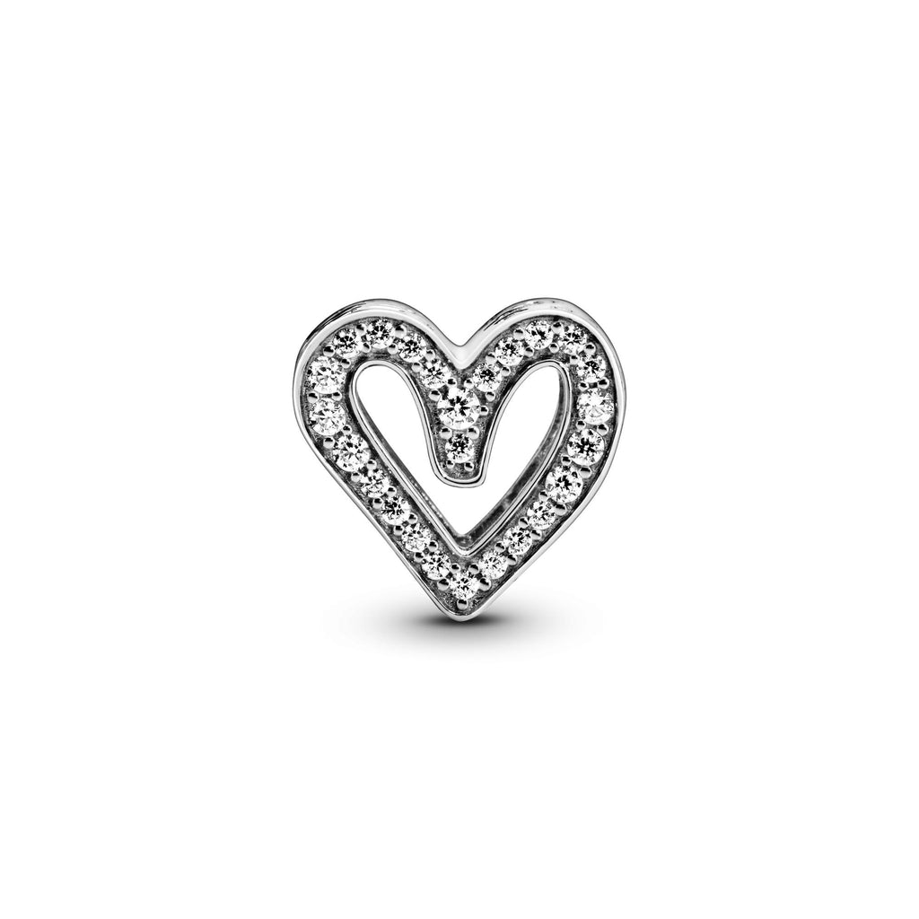 Pandora Moments Charm Cœur Dessiné Scintillant 798692C01